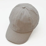 Casquette Gavroche en lin Bleu Denim Casquette en lin - Grise