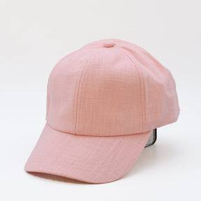 Casquette Gavroche en lin Bleu Denim Casquette en lin - Rose