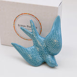 Coffret cadeau hirondelle en céramique turquoise Coffret hirondelle - Turquoise