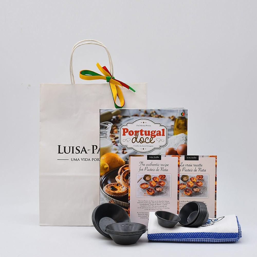 Coffret cadeau Les desserts portugais Coffret cadeau "Desserts portugais" Français / En Sac cadeau