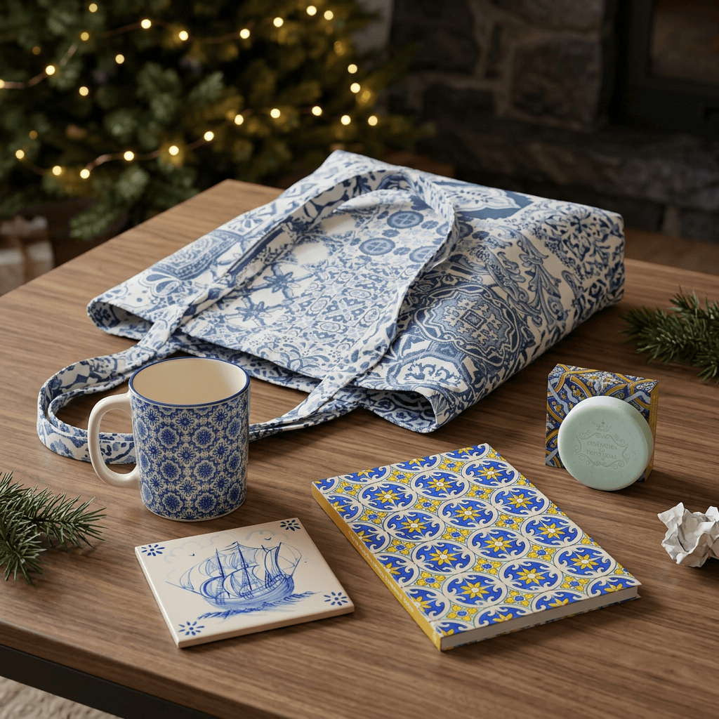 Coffret cadeau portugais Azulejos I Vente en ligne Sac cadeau "Azulejos"