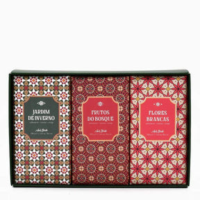 Coffret de savons Azulejos I Savons de luxe portugais Coffret de 3 savons "Azulejos"