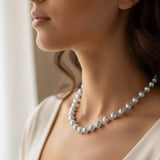 Collier de perles en argent du Portugal Conta de Viana I Collier de perles en argent