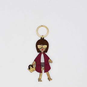 Collier en liège double tour et perle turquoise Porte-clés en liège - Bordeaux