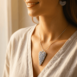 Collier portugais en forme de coeur I Bijoux fantaisie portugais Collier "Coração"