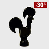 Coq de Barcelos en céramique I Produit artisanal du Portugal Coq portugais en céramique - Noir