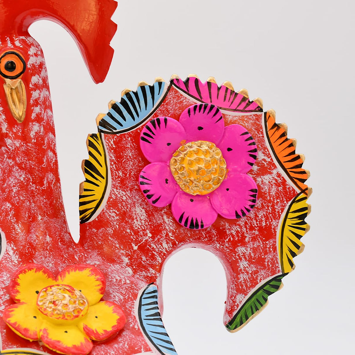 Coq de Barcelos rouge 25cm | Prazeres Côta Portugal Coq de Barcelos 25cm rouge - Prazeres Côta