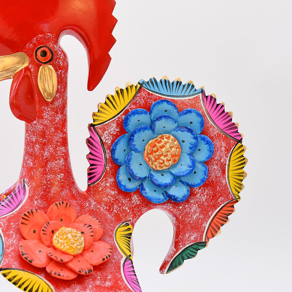 Coq de Barcelos rouge 40 cm | Prazeres Côta Portugal Coq de Barcelos 40cm rouge - Prazeres Côta