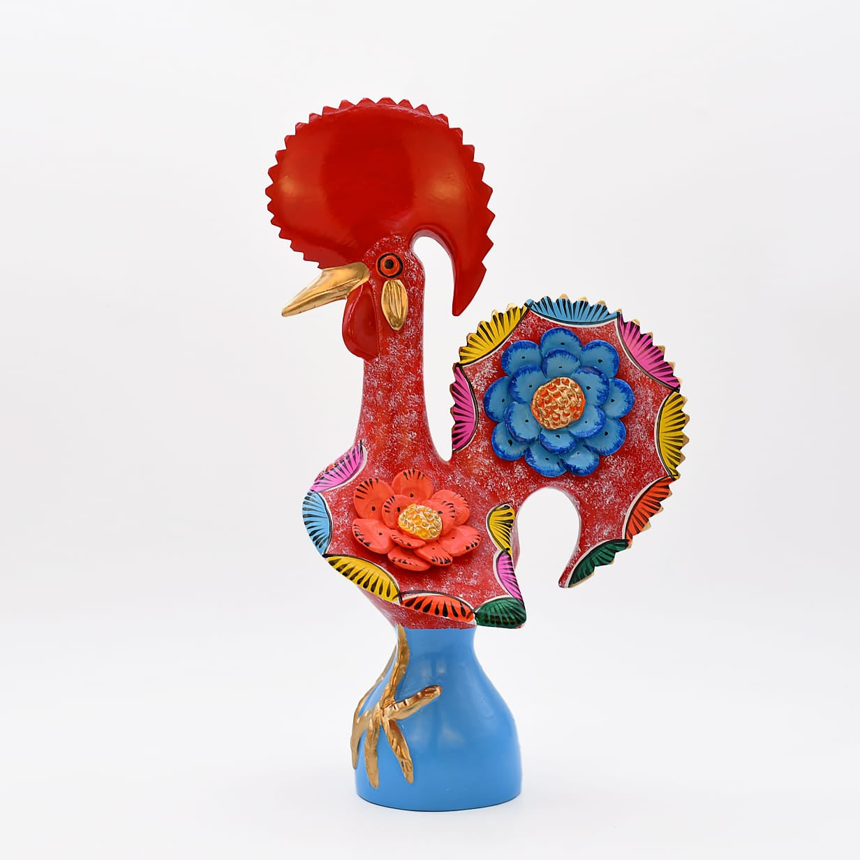 Unique Galo de Barcelos by Prazeres Côta | Portuguese Folk Art