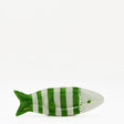 Coupe à olive verre fusionné vert blanc rayé – apéritif portugais Coupe à olive en verre - Vert