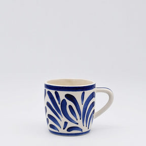 Coupe en céramique rouge en forme d'hippocampe Grand mug en céramique "Andorinha" - Bleu