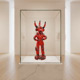 Diable à 3 cornes en terre cuite - Original de Prazeres Cota Diabo de três cornos 30cm - Prazeres Côta