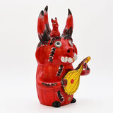 Diable et sa guitare en terre cuite - Original de Prazeres Cota Diabo com guitarra 30cm - Prazeres Côta