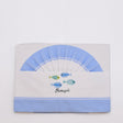Doudou jaune en coton aux motifs sardines portugaises Tour de lit en coton "Sardinhas" - Bleu