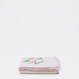 Doudou rose en coton aux motifs sardines portugaises Doudou en coton "Sardinhas" - Rose