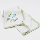 Doudou vert en coton aux motifs sardines portugaises Doudou en coton "Sardinhas" - Vert