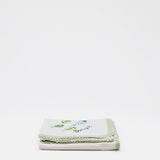 Doudou vert en coton aux motifs sardines portugaises Doudou en coton "Sardinhas" - Vert