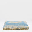 Drap de plage portugais turquoise 100% coton | Léger & séchage rapide Drap de plage portugais en coton - Turquoise