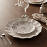 Duo d'Assiettes blanches Rosa & Vila 17cm en Grès Fin | Harmonie Portugaise Duo d'Assiettes en Grès Fin "Rosa & Vila" - Blanc