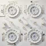 Duo d'Assiettes blanches Rosa & Vila 17cm en Grès Fin | Harmonie Portugaise Duo d'Assiettes en Grès Fin "Rosa & Vila" - Blanc