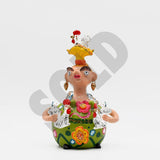Figurine en terre cuite I Art naïf du Portugal Boneca Barriguda 30cm - Prazeres Côta