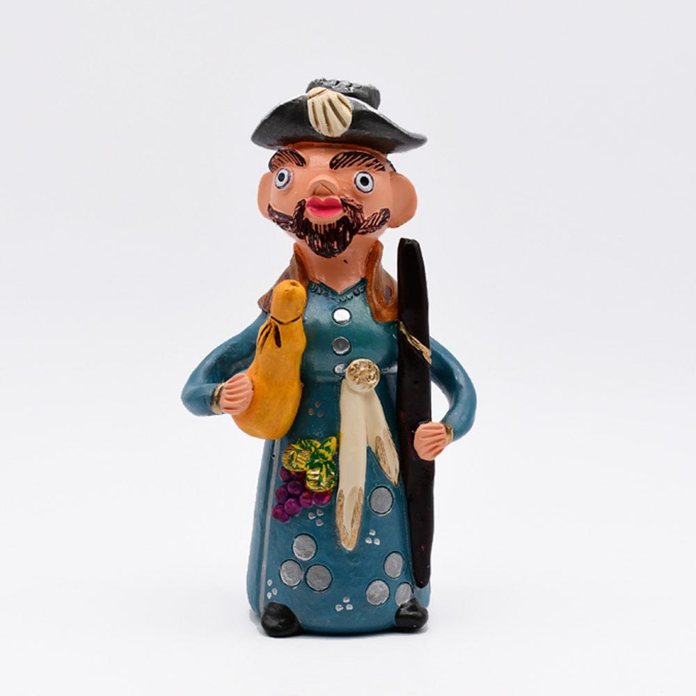 Figurine Saint François terre cuite I Julia Cota I Artiste portugaise Marques Pombal 25cm - Prazeres Côta