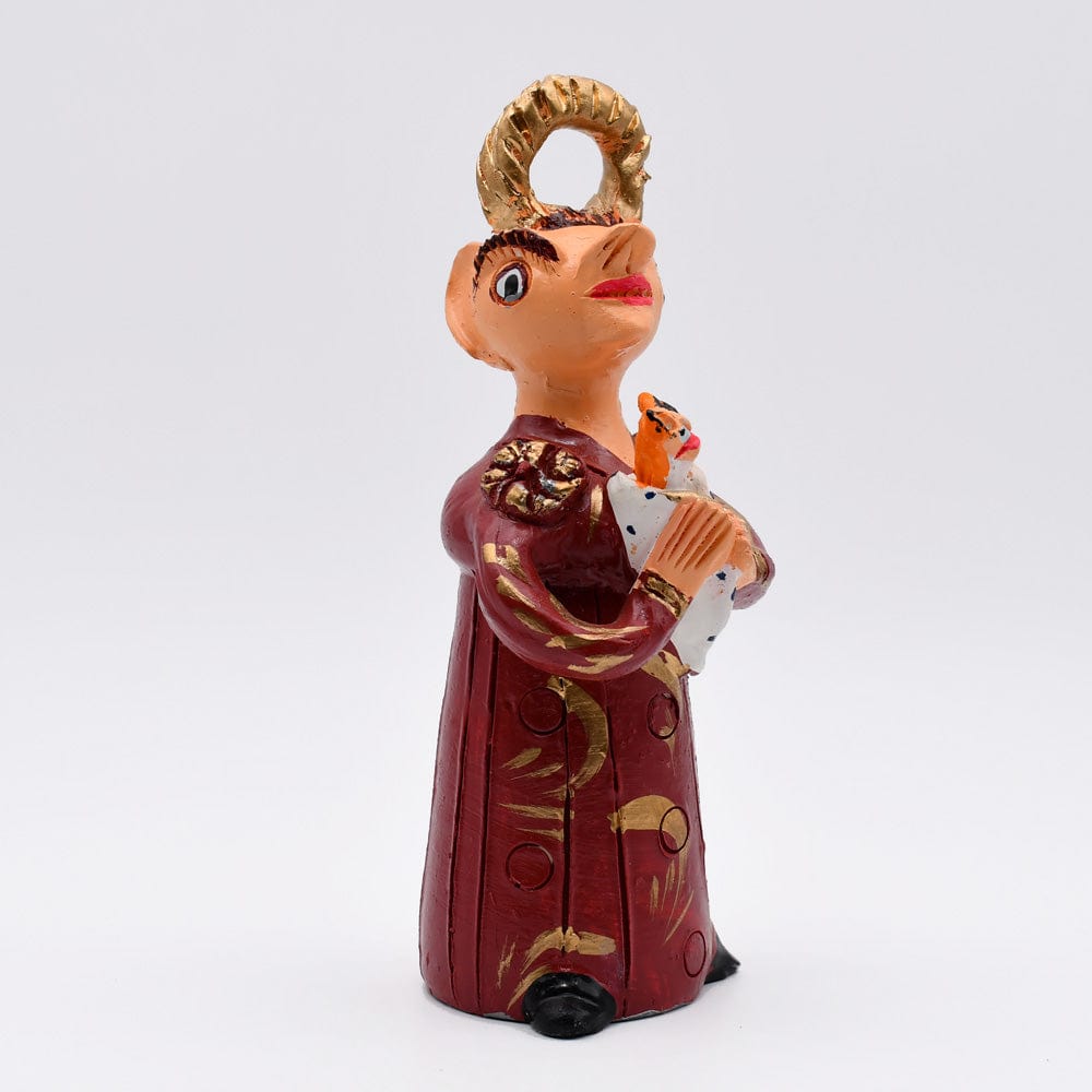 Figurine Saint François terre cuite I Julia Cota I Artiste portugaise São Antonio 25cm - Jùlia Côta