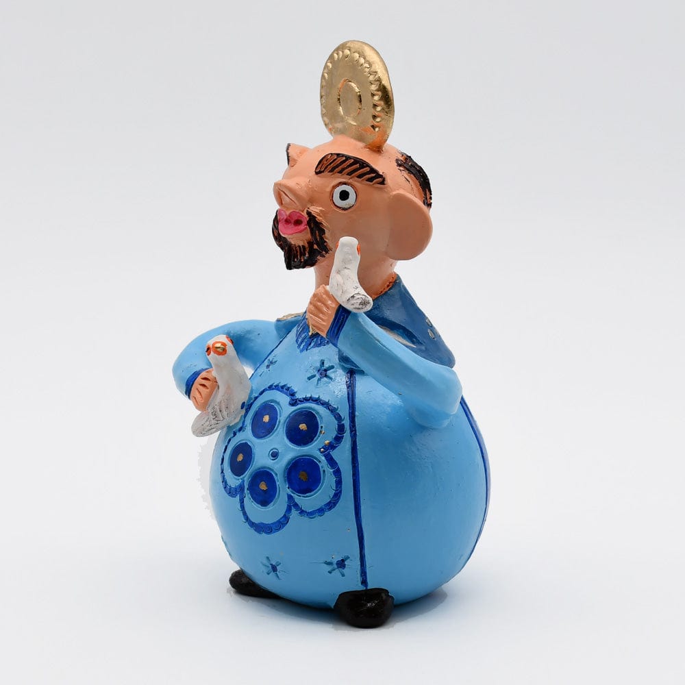 Figurine Saint François terre cuite I Julia Cota I Artiste portugaise São Francisco 15cm - Prazeres Côta