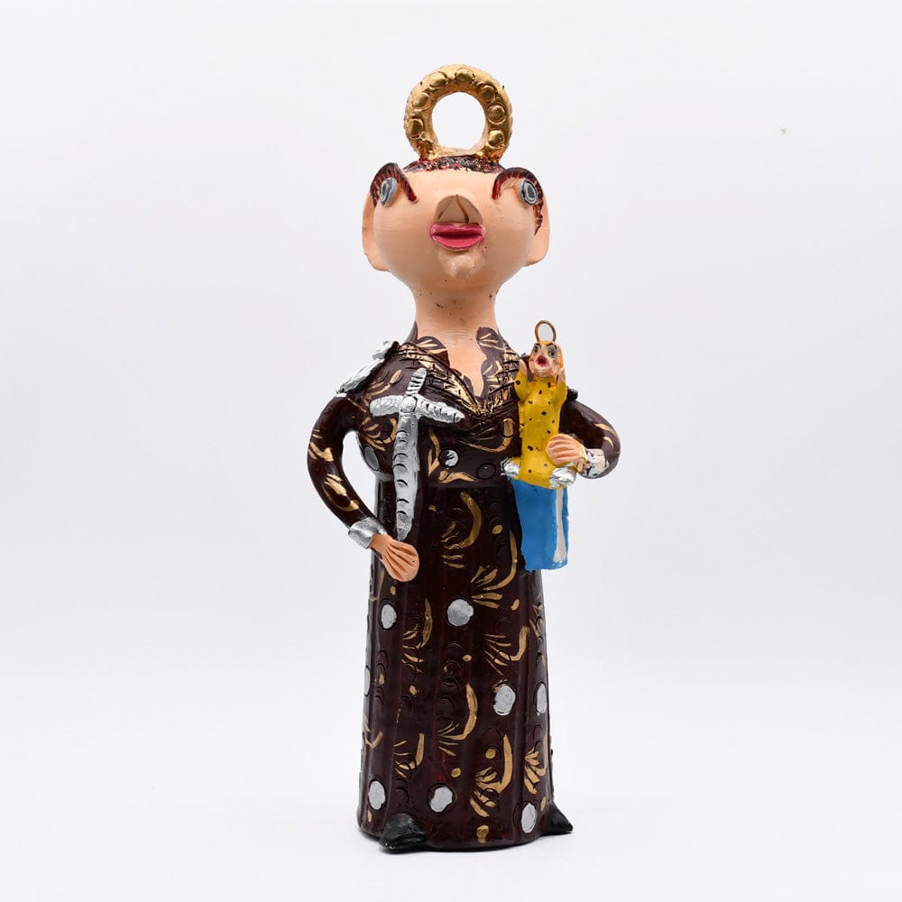 Figurine Saint François terre cuite I Julia Cota I Artiste portugaise São Francisco 50cm - Jùlia Côta