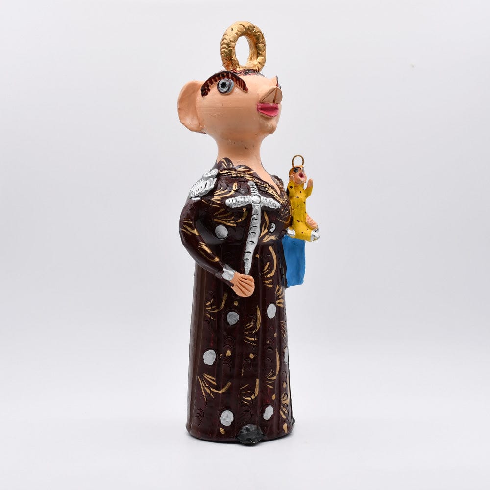 Figurine Saint François terre cuite I Julia Cota I Artiste portugaise São Francisco 50cm - Jùlia Côta