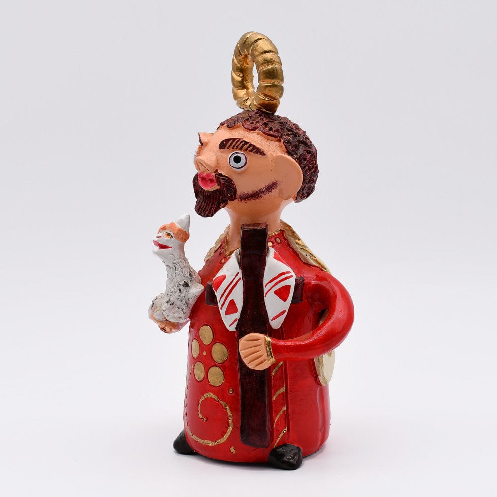 Figurine Saint François terre cuite I Julia Cota I Artiste portugaise São João 20cm - Prazeres Côta