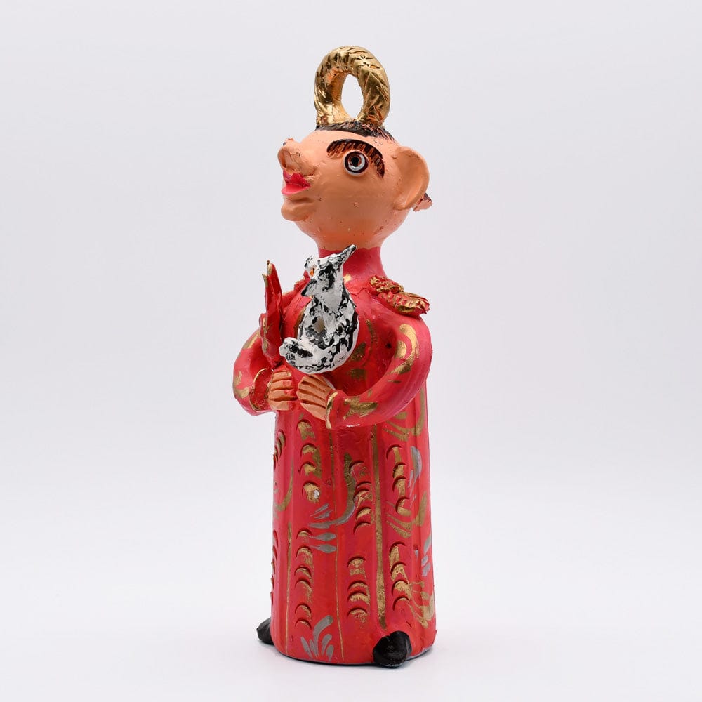 Figurine Saint François terre cuite I Julia Cota I Artiste portugaise São João 35cm - Jùlia Côta