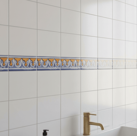 Frise pour panneaux d'azulejos Frise Azulejo 15x7.5cm
