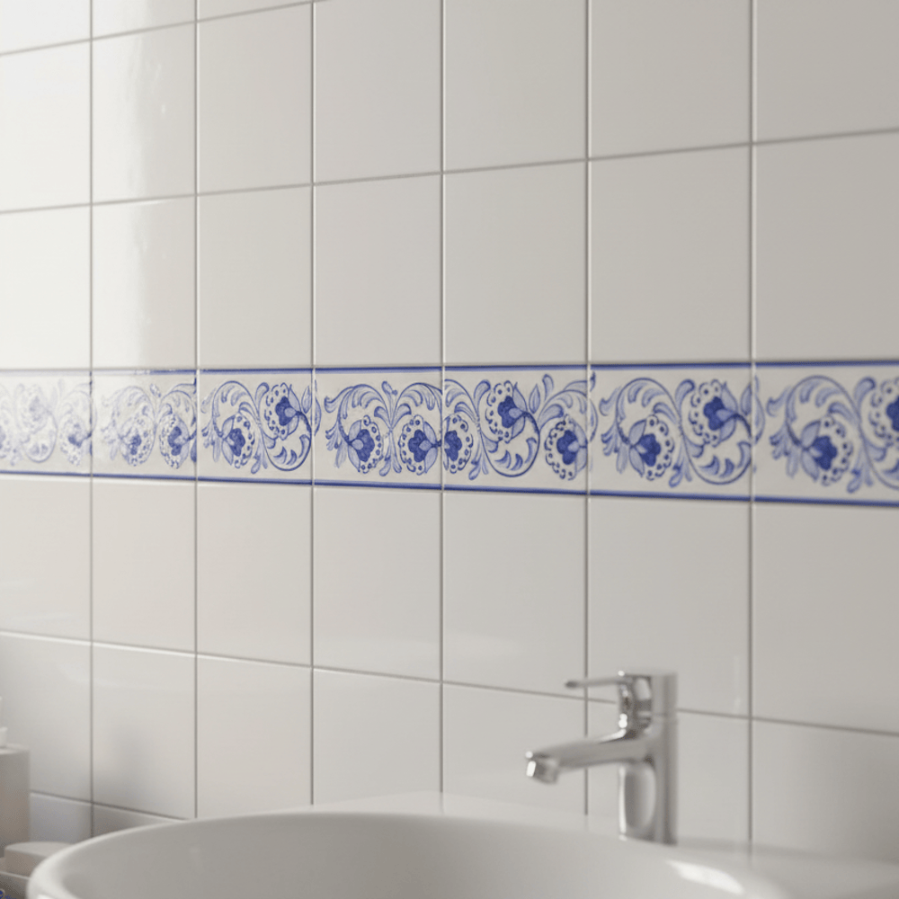 Frise pour panneaux d'azulejos Frise Azulejo 15x7.5cm