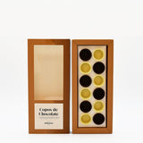 Gobelets en chocolat pour ginja (x12) – Dégustation portugaise Gobelets en chocolat