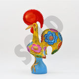 Grand Coq du Portugal jaune en terre cuite Prazeres Cota Coq de Barcelos 40cm jaune - Prazeres Côta