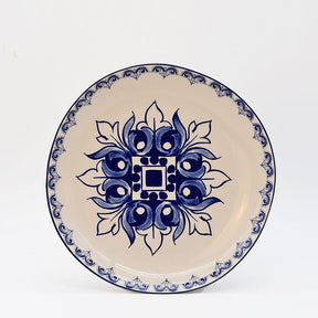 Grande assiette en céramique motifs azulejos version 1 Assiette en céramique "Brasão" - 27cm