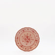 Grande assiette en grès en forme de feuille de chou Assiette en grès "Vila" 17cm - Rose