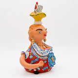 Grande figurine en terre cuite I Ar naïf du Portugal Boneca Barriguda 25 cm - Prazeres Côta