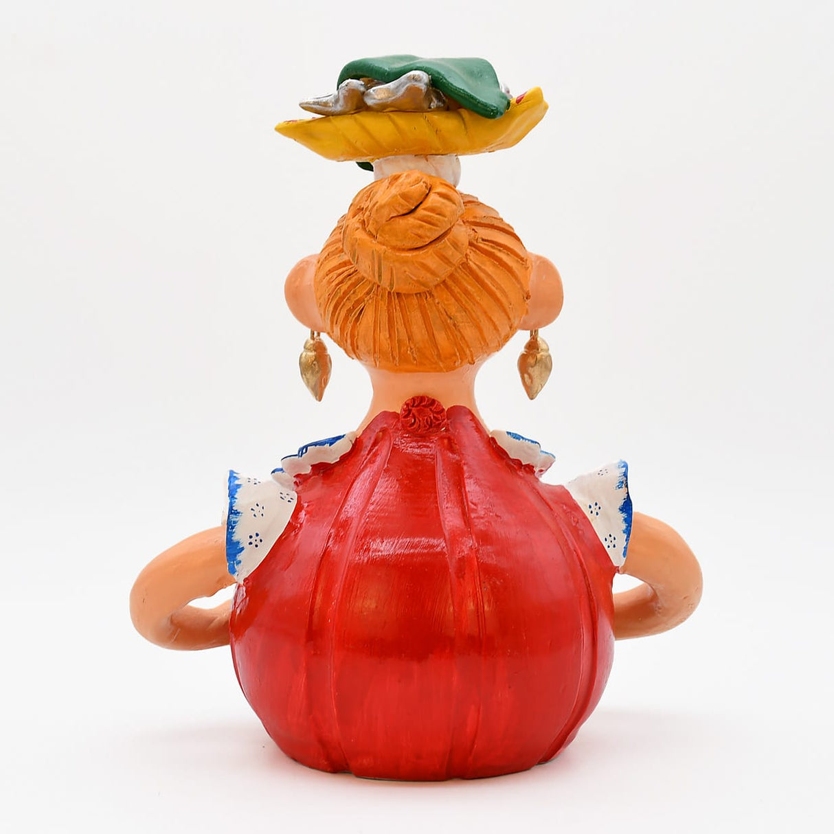 Grande figurine en terre cuite I Ar naïf du Portugal Boneca Barriguda 25 cm - Prazeres Côta