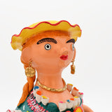 Grande figurine en terre cuite I Ar naïf du Portugal Boneca Barriguda 40cm - Prazeres Côta