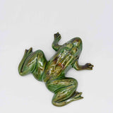 Grande grenouille en céramique I Décoration portugaise traditionnelle Grenouille en céramique - 16 cm