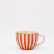 Grande tasse en porcelaine portugaise I Vente en ligne Grande tasse "Costa Nova Mar" - Rouge