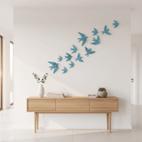 Hirondelle murale en céramique bleu ciel du Portugal Hirondelle en céramique - Turquoise