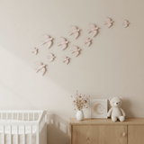 Hirondelle murale en céramique rose pale du Portugal Hirondelle en céramique - Rose pâle