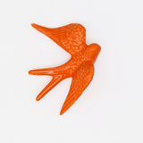 Hirondelle portugaise traditionnelle en céramique en 20 couleurs  Petite hirondelle en céramique 11cm - 20 couleurs Orange