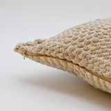 Housse de coussin beige en fibres recyclées écoresponsable Housse de coussin en fibres recyclées - Beige