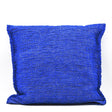 Housse de coussin bleue dur de grandes dimensions Housse de coussin artisanale 60x60 - Bleu dur