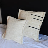 Housse de coussin contemporaine et naturelle Housse de coussin en fibres recyclées "Mara"