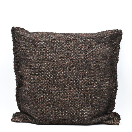 Housse de coussin gris foncé de grandes dimensions Housse de coussin artisanale 60x60 - Gris foncé